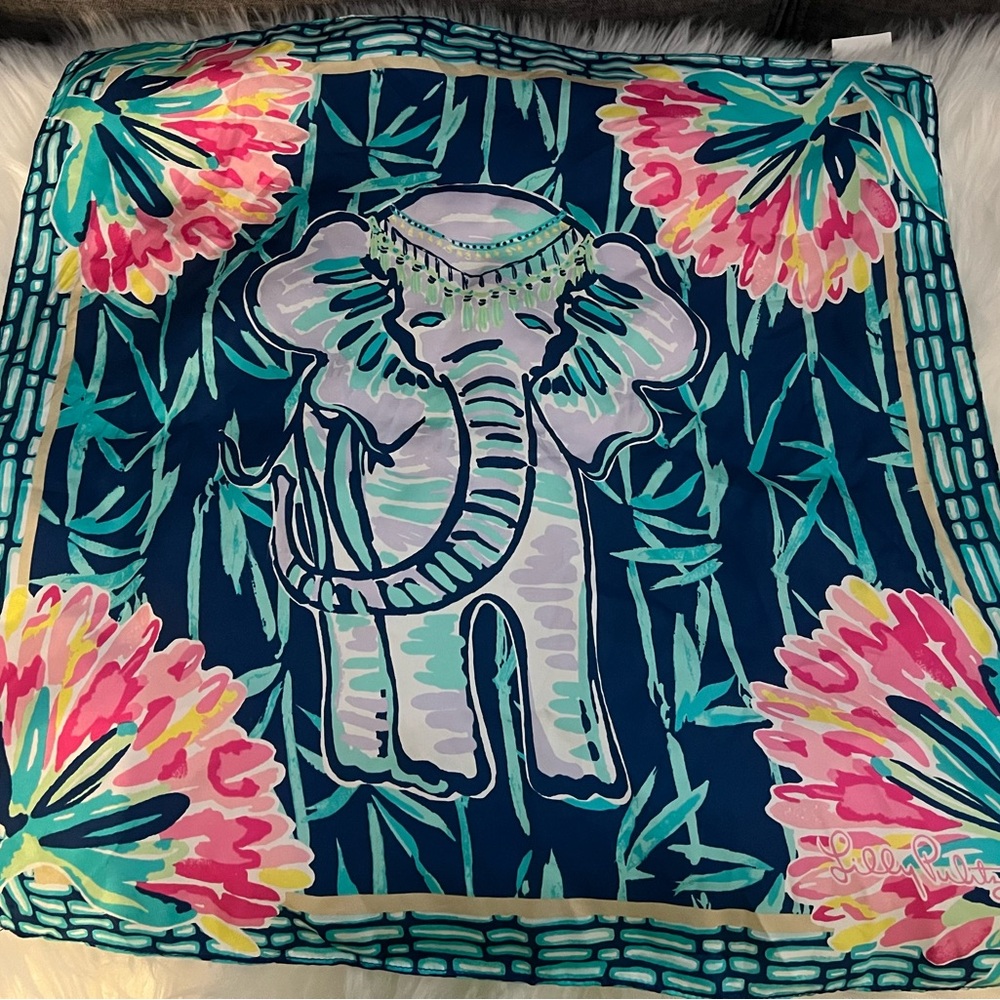 Lilly Pulitzer silk scarf
